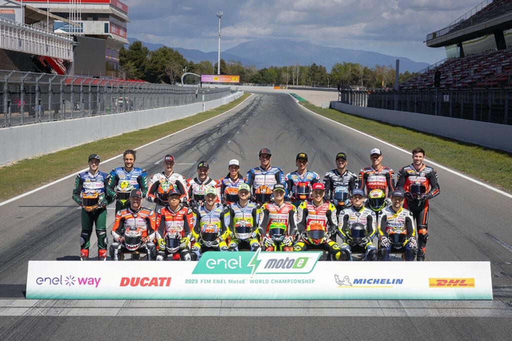 odos los pilotos de la temporada 2023 del Campeonato del Mundo de MotoE