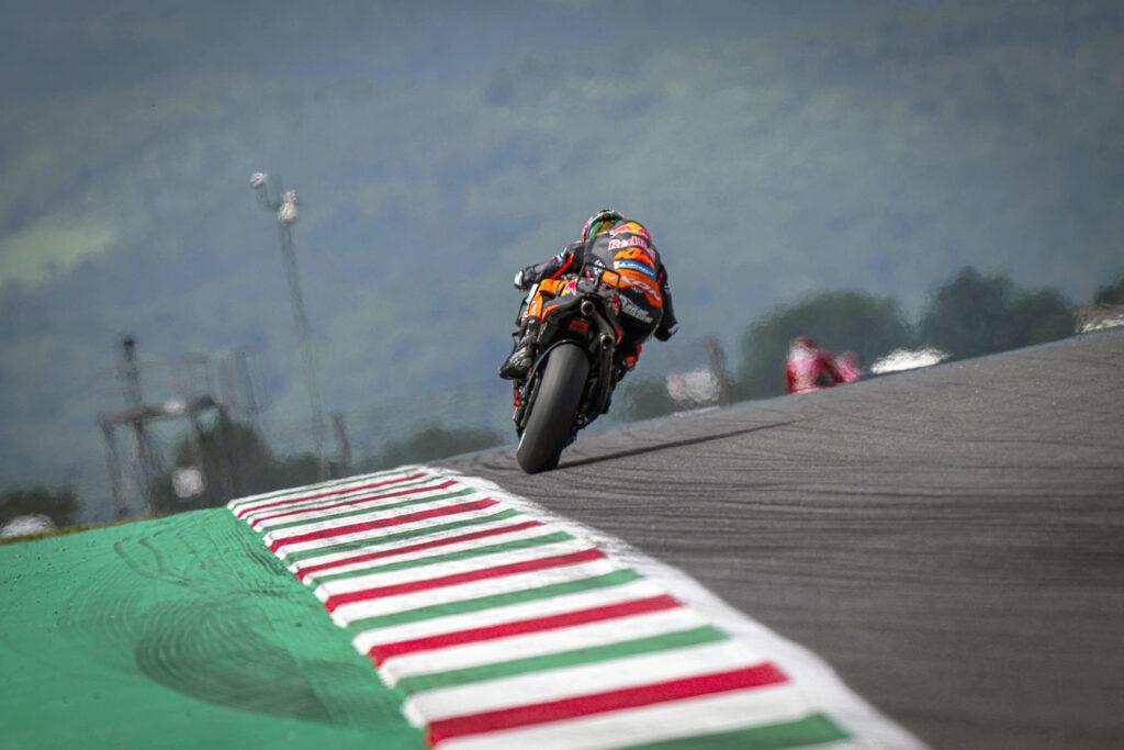 Brad Binder marcó el récord de velocidad punta en 366km/h