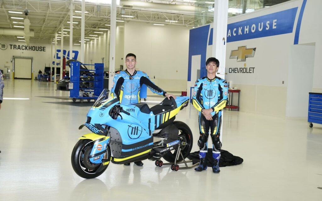 Fotografía de presentación del equipo Trackhouse Racing Team de Moto GP 2025