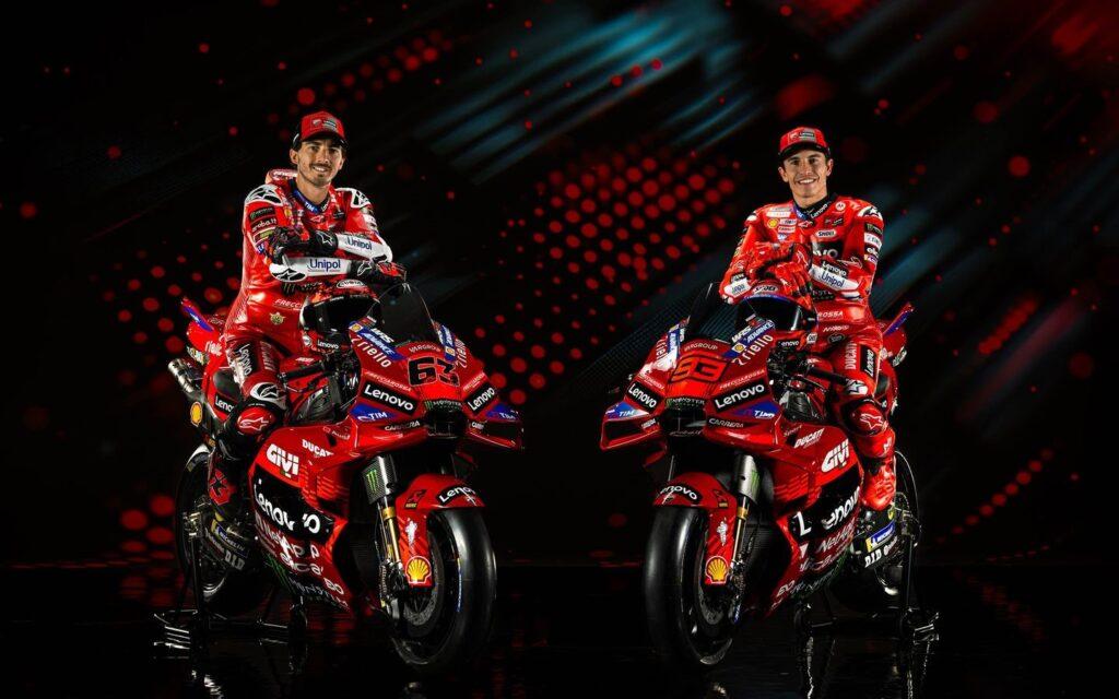 Fotografía presentación oficial del equipo Ducati Lenovo Team de Moto GP 2025