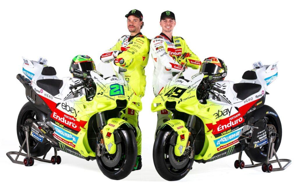 Fotografía presentación oficial del equipo Pertamina Enduro VR46 Racing Team de Moto GP 2025