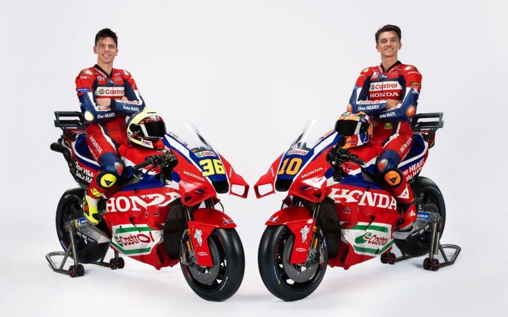 Fotografía presentación oficial del equipo Honda HRC Castrol para Moto GP 2025